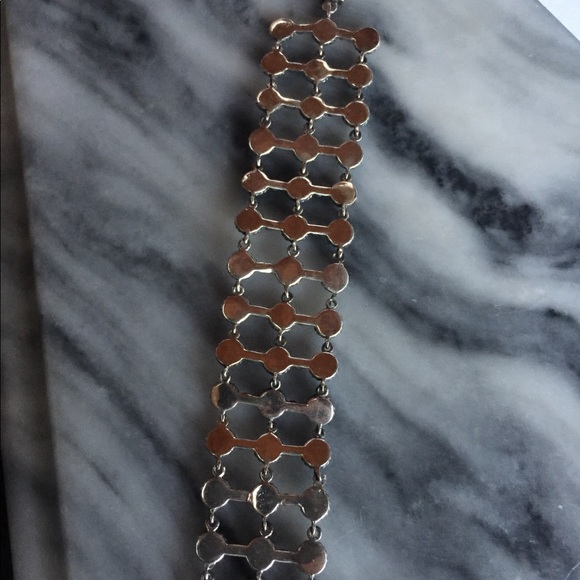 Silver Multi Stone Chain Elegant Bracelet 925 - Picture 3 of 5